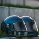 Shoei Glamster 06 Retro-Helm Uni laguna blau