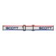 Scott Prospect retro weiß blau Crossbrille blau verspiegelt