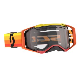 Scott Prospect Enduro orange gelb Crossbrille klar