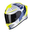 Scorpion Exo-R1 Evo Air Victory Helm weiß blau