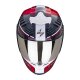 Scorpion Exo-R1 Evo Air Victory Helm rot blau gelb