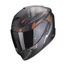 Scorpion Exo-1400 Evo Air Shell Helm mattschwarz orange