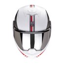 Scorpion Exo-Tech Evo Genre Klapphelm mattweiß silber rot