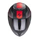 Scorpion Exo-520 Evo Air Maha Helm mattschwarz rot
