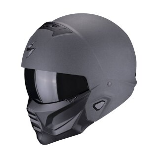 Scorpion Exo-Combat II Graphite Streetfighter-Helm grau