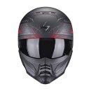 Scorpion Exo-Combat II Xenon Helm mattschwarz rot