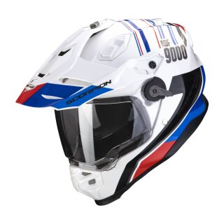 Scorpion ADF-9000 Air Desert Enduro-Helm weiß blau rot