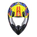 Scorpion VX-22 Air Neox Crosshelm neongelb blau rot