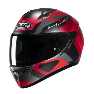 HJC C10 Tins Helm MC1SF mattschwarz rot grau