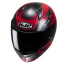 HJC C10 Tins Helm MC1SF mattschwarz rot grau