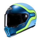 HJC V10 Grape Retrohelm MC24 blau neongrün türkis