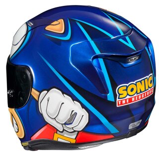 HJC Rpha 11 Sonic Sega MC2 the Hedgehog Helm blau beige