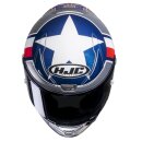 HJC Rpha 1 Ben Spies Silverstar MC21 Helm blau rot weiß