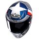 HJC Rpha 1 Ben Spies Silverstar MC21 Helm blau rot weiß