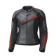 Held Debbie II Damen Leder-Jacke schwarz neonrot