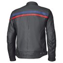 Held Midway Motorrad Lederjacke schwarz blau rot