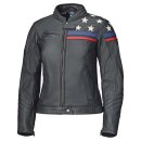 Held Midway Damen Motorrad Lederjacke Black Star schwarz