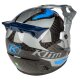 Klim Krios Pro Ventura Endurohelm blau grau