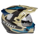 Klim Krios Pro Ventura Endurohelm Burnt olive blau