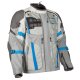 Klim Badlands Pro Motorrad Textil-Jacke cool grau blau