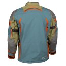 Klim Badlands Pro A3 Motorradjacke blau orange olive