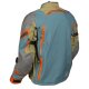 Klim Badlands Pro A3 Motorradjacke blau orange olive