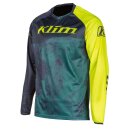 Klim XC Lite Motocross-Hemd Corrosion blau neongelb