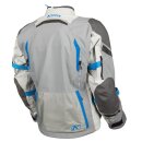Klim Badlands Pro Motorrad Textil-Jacke cool grau blau