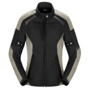 Spidi Tek Net Lady Motorrad Jacke Sand beige schwarz