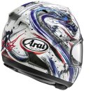 Arai RX-7V Evo Kiyonari Trico Helm weiß blau rot