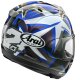 Arai RX-7V Evo Maverick Stars Helm Replica weiß blau