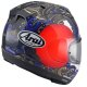 Arai RX-7V Evo Samurai Helm gold blau rot