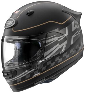 Arai Quantic Dark Citizen Helm UK schwarz gold