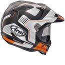 Arai Tour-X4 Vision Enduro-Helm weiß orange schwarz