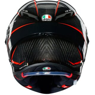 AGV Pista GP RR Performance Carbon Helm carbon grau rot