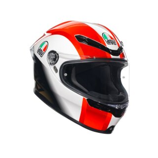 AGV K6 S SIC58 Simoncelli Helm Replica rot weiß beige
