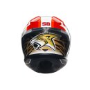 AGV K6 S SIC58 Simoncelli Helm Replica rot weiß beige