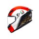 AGV K6 S SIC58 Simoncelli Helm Replica rot weiß beige