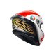 AGV K6 S SIC58 Simoncelli Helm Replica rot weiß beige