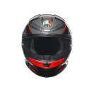 AGV K6 S Slashcut Motorrad-Helm schwarz grau rot