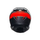 AGV K6 S Slashcut Motorrad-Helm schwarz grau rot