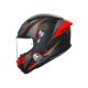 AGV K6 S Slashcut Motorrad-Helm schwarz grau rot