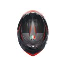 AGV K6 S Slashcut Motorrad-Helm schwarz grau rot