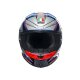 AGV K6 S Slashcut Motorrad-Helm schwarz blau rot