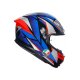 AGV K6 S Slashcut Motorrad-Helm schwarz blau rot