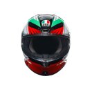 AGV K6 S Excite Motorrad-Helm camo Italy grün rot...
