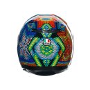 AGV K3 Rossi Winter Test 2018 Helm Replica blau grün rot