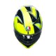 AGV K3 Rossi Winter Test Phillip Island 2005 Helm neongelb