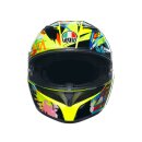 AGV K3 Rossi Winter Test 2019 Helm Replica neongelb