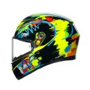 AGV K3 Rossi Winter Test 2019 Helm Replica neongelb